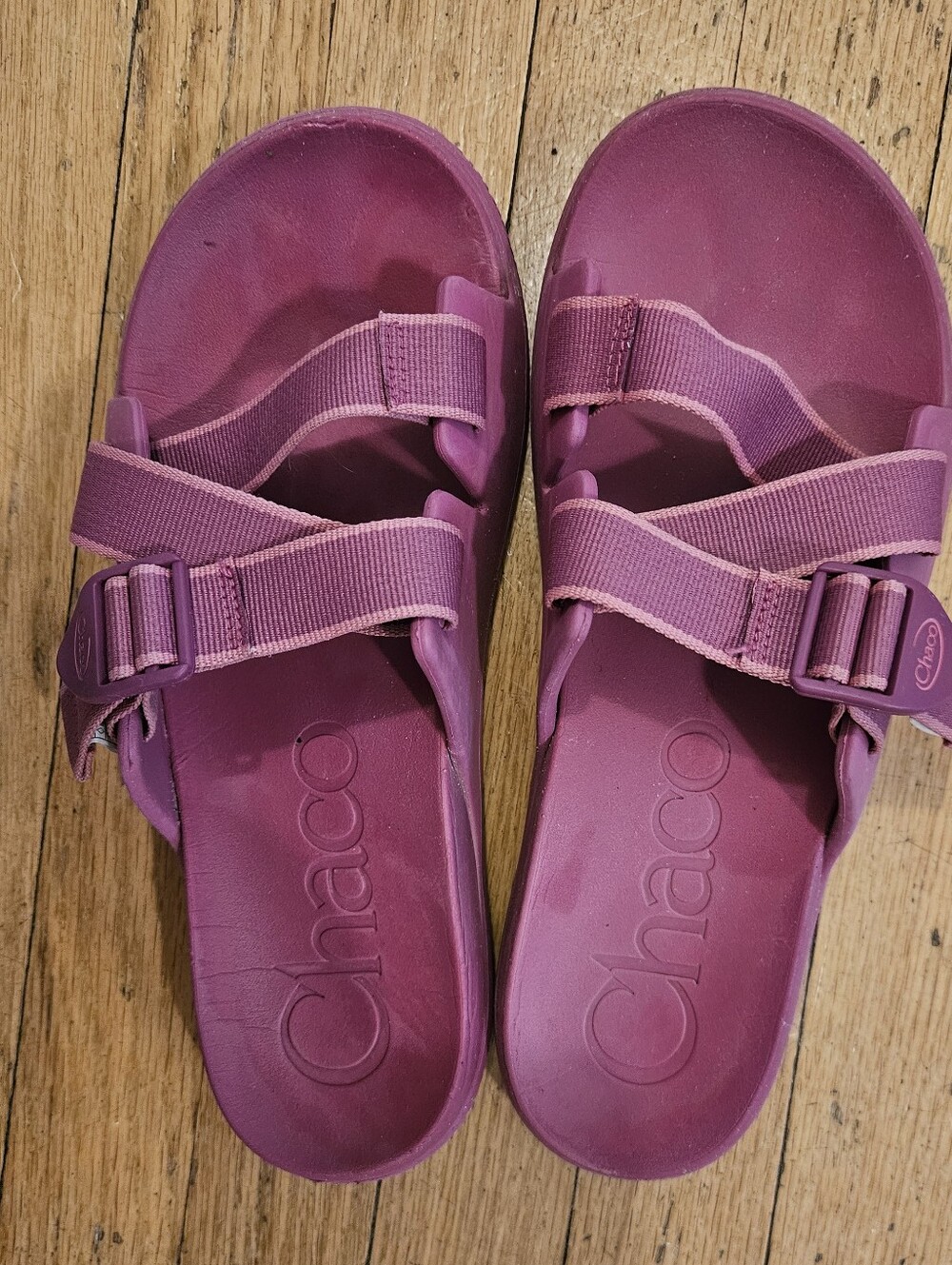 Chaco Chillos Slides All Pink Size 11